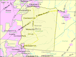 Detailed map of Hamilton Township