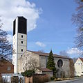 Göttingen, ev. Kreuzkirche, erbaut 1957–62, (Aufnahme 2013)