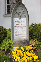 Grab von Albert Bitzius (Jeremias Gotthelf)