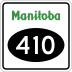 Provincial Road 410 marker