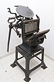 Tiegel-Handpresse um 1900