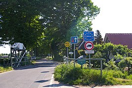 Brug aan de grensovergang in Netterden