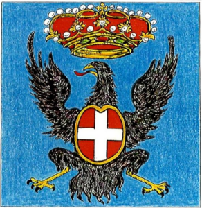 Oberstenfahne[A 10] der Schweizer Regimenter im Dienste des Hauses Savoyen