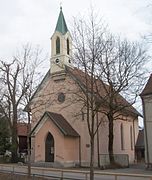 Perlach: protestantische St.-Paulus-Kirche (Georg Friedrich Ziebland 1849)