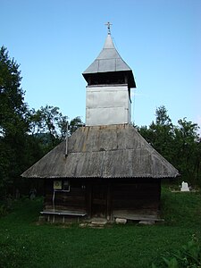 Wooden church in Chergheș