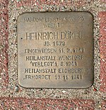 Stolperstein für Heinrich Dökel