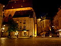 Sarlat french medieval city by night