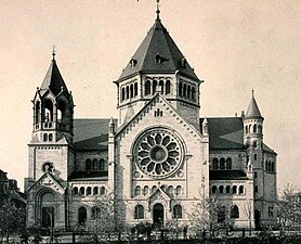 Alte Synagoge Straßburg (Seiten­ansicht) um 1898