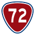 Provincial Highway 72 shield}}