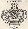 Wappen der Schweizer Familie von Veltheim oder von Felten