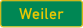 385 Ortshinweistafel