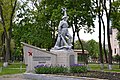 Mass grave of Soviet soldiers who died during World War II, Sobornyi square, Pokrovsk