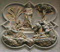 Lorenzo Ghiberti, Auferstehung Jesu, vor 1415, Nordportal des Baptisteriums, Florenz