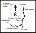 Az Abaligeti-barlang térképe