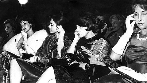 1961 Berlin Film Festivali'nde ünlü Arjaninli aktrisler: Isabel Sarli, Olga Zubarry, Tita Merello ve Mirtha Legrand