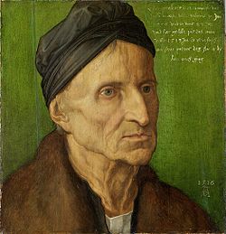 Albrecht Dürer portréján