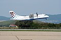 ATR 42-300 startujący z Portu lotniczego Zagrzeb