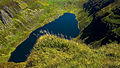 Coumshingaun Lough von oben