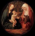 Virgin and Child with St. Anne, Cornelis Engebrechtsz, c.1500