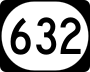 Kentucky Route 632 marker