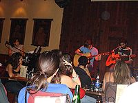 Gandhi in Jazz Café, Costa Rica, 2006