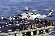 From 2024 on the AS565 Atalef will be replaced by SH-60 Seahawk, here one of the US Navy in 2003