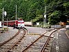 Ikawa Station platforms in 2007