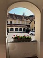 Blick vom Innenhof auf Burg Güssing