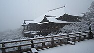 Kiyomizu-dera vào mùa đông