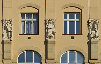 Facade of the Agricultural Society Building, Kraków