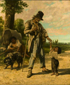 Gustave Courbet: Nächstenliebe eines Bettlers bei Ornans, 1868