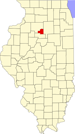 Karte von Putnam County innerhalb von Illinois