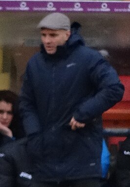 Tisdale als manager van Exeter City in 2015