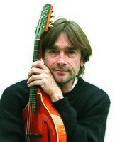 Mayor with Vanden signature model mandolin