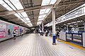 View of Tōbu Tōjō Line platform 2 in July 2021