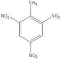 Trinitrotoluene drawn with ChemDraw.png