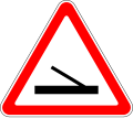 1.34 Attention, the device blocking the railway crossing