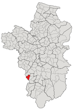 Subdistrict location in Ubon Ratchathani province