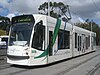 A D1 class tram on route 5 at The Arts Centre in 2007