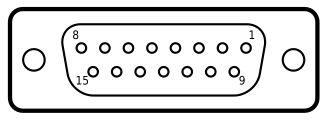 DA-15⁠a 15-pol Buchse (weiblich)