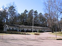 The western part of old Kamratgården, including office and administration.