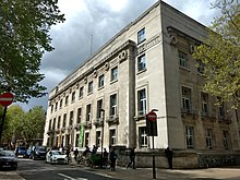 Keppel Street building of LSHTM. Image courtesy of the Library & Archives Service of the London School of Hygiene & Tropical Medicine[1]