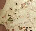 Western portion of 1449 Vallseca chart (Arch. Stat., Florence)