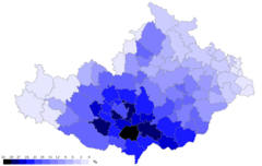 Mapa grupy etnicznej