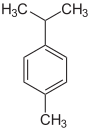 Struktur von p-Cymol