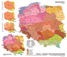 Regionalizacja fizycznogeograficzna Polski (do 2018)