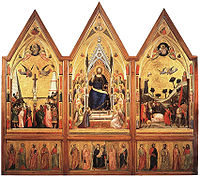 Πολύπτυχο Stefaneschi, (πρόσθια όψη), 1320, Ρώμη, Pinacoteca Vaticana