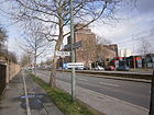 Straße 106: Straßenschild am Weißenseer Weg