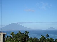 Ternate Island, as seen from Halmahera