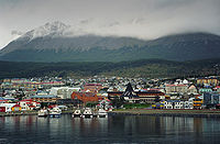 Skyline of Ushuaia